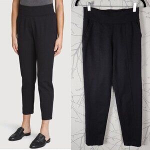 Kit & Ace Black Ponte Knit High Rise Pull On Mulberry Pants
